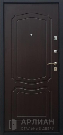 Фото №2 «Квартирная белая дверь с магнитным уплотнителем и отделкой венге внутри №19»