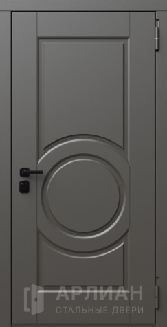 Фото «Входная дверь металл с черной матовой фурнитурой №773»